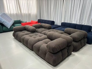 Divano di Lusso Componibile in Tessuto Mario Bellini, Arredamento di Design Moderno Europeo per Soggiorno e Casa - Product Image 5