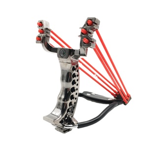 Neue Leistungsstarke Steinschleuder für die Jagd im Freien, Faltbare Schleuder mit Handgelenkstütze und Gummiband, Katapult - Product Image 1