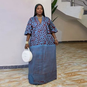 Nouvelle Robe Longue Bubu Africaine Imprimée pour Femme, Tendance 2026, en Polyester Respirant, Ample et Décontractée, Style Ethnique, Idéale pour les Fêtes Estivales - Product Image 3