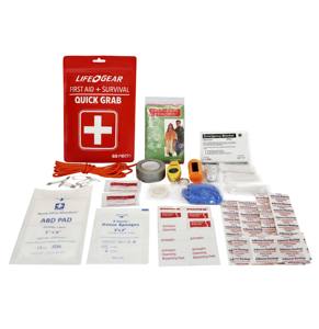 Kit <span class=keywords><strong>de</strong></span> Emergencia para Exteriores, 90 Piezas, Bolsa <span class=keywords><strong>de</strong></span> Primeros Auxilios Roja, Kit <span class=keywords><strong>de</strong></span> <span class=keywords><strong>Supervivencia</strong></span> Portátil Pequeño para Viajes y Campamento, Mini Manual Impermeable - Product Image 3