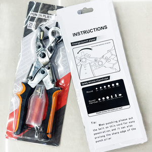 Kit de poinçonnage rotatif DIY, ensemble de poinçons pour cuir, projets d'artisanat à domicile pour ceintures, bracelets de montre, sangles, colliers de chien, selles, chaussures - Product Image 3