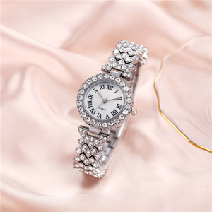 <span class=keywords><strong>Reloj</strong></span> de cuarzo elegante con incrustaciones de diamantes de lujo versátil de negocios para mujer relojes de cuarzo de dibujos animados de moda - Product Image 2