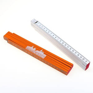 Règle pliante en bois écologique BECOL, 2 mètres, 10 plis, avec logo personnalisé pour l'école et le bureau - Product Image 4