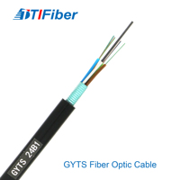 Câble optique extérieur ignifuge GYTS de fibre de bande en acier blindée pour des câbles de communication