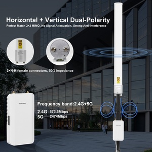 Suitable New Outdoor Access Point WiFi Expansion Kit Dual Band WiFi 6 Fiberglass Antenna WiFi Extender Suitable for WiFi - Product Image 4