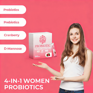 OLLI <span class=keywords><strong>Probiotique</strong></span> Vaginal Naturel en Poudre pour l'Équilibre du pH, Améliore l'Immunité, Élimine les Odeurs, 100 Milliards de UFC, Probiotiques à la Canneberge pour - Product Image 3