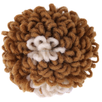 Grande freddy petalo panino coulisse Hairpiece Afro Puff coda di cavallo Faux Locs Chignon Dreadlock panino per capelli per donne nere