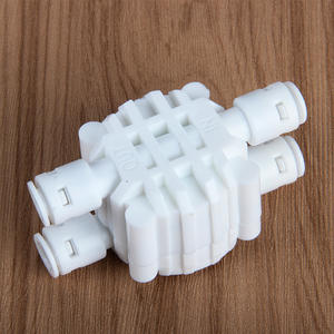 Vanne à quatre voies 1/4 po en plastique pour accessoires de système d'osmose inverse (RO) - Product Image 3