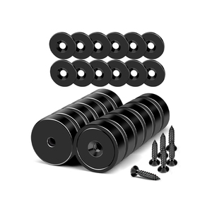 N35 N42 N52 Chìm Kích Thước Lỗ Tùy Chỉnh Hình Dạng Vật Liệu Từ Tính Ronud Neodymium Nam Châm Với Vít Lỗ - Product Image 5