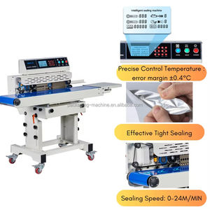 Máquina Selladora Horizontal de Banda Continua 280A, Línea de Producción Inteligente Multifuncional para Sellado Continuo de Plástico - Product Image 3