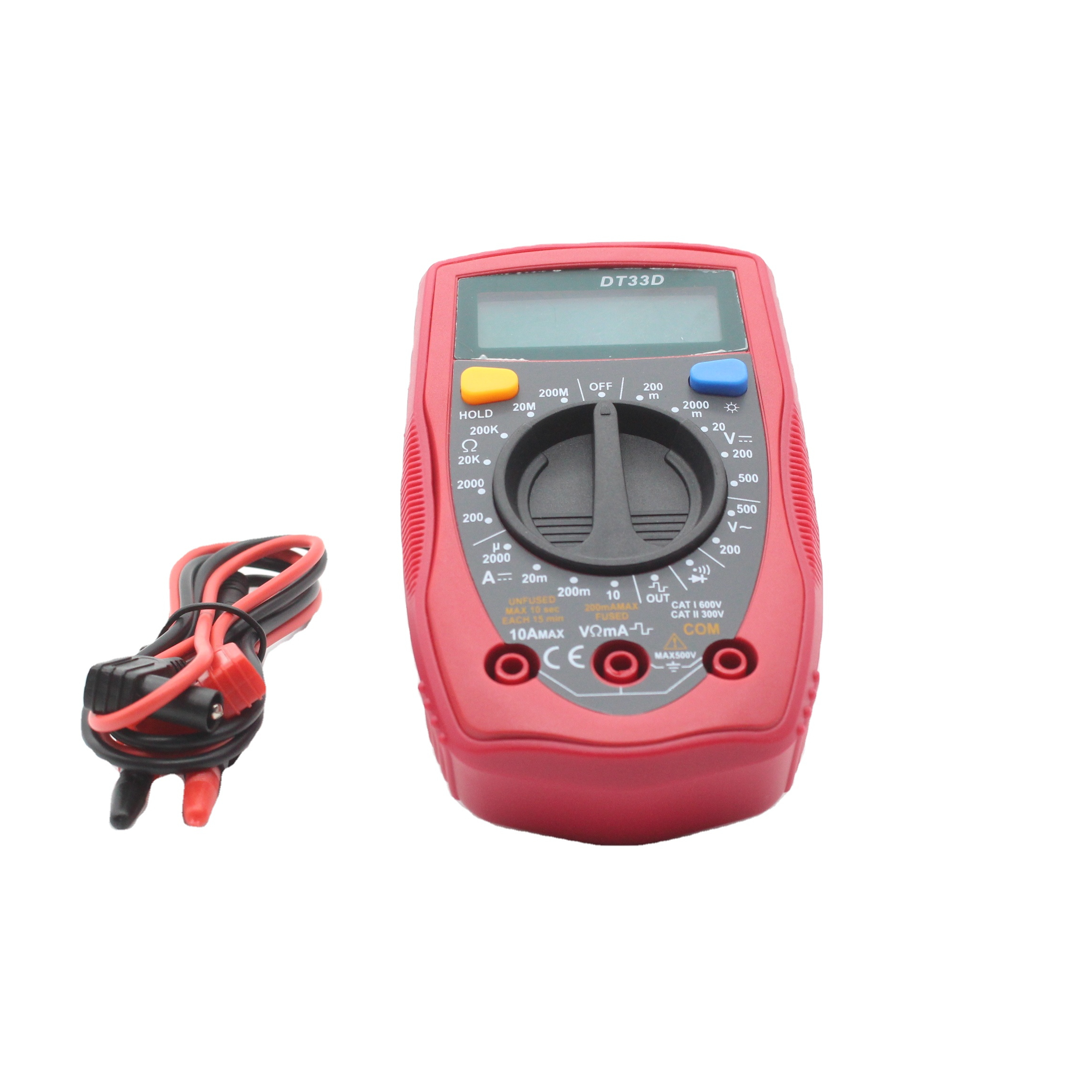Стандартный Профессиональный цифровой зажим DT33, мультиметр, указатель, аналоговый мультиметр