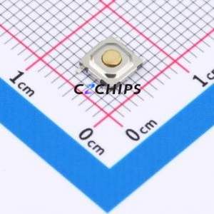 G4R153110 Tactile Switch SMD-6P,5.2x5.2mm Switch Single Pole Single Throw Round Button 2.6N 5.2mm - Product Image 1