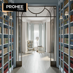 American Home Customization Wooden Wall <strong>Storage</strong> <strong>Bookcase</strong> Book <strong>Shelf</strong> With Ladder - Product Image 2