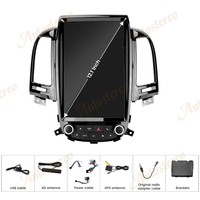 Android 10,0 para Hyundai Santa Fe 2006, 2007, 2008-2012 navegación GPS del coche de la Unidad de Auto estéreo grabadora de Radio Multimedia IPS