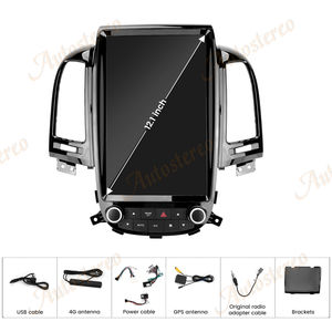 Android 10.0 <span class=keywords><strong>For</strong></span> Hyundai <span class=keywords><strong>Santa</strong></span> <span class=keywords><strong>Fe</strong></span> 2006 2007 2008-2012 Car GPS Navigation Headunit Auto Stereo Radio Tape Recorder Multimedia IPS - Product Image 5