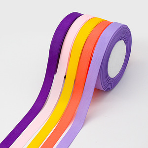 FangZHI Ribbons 1.5cm Grosgrain Solid Color Polyester Webbing For Hair Accessories Gift Packaging Clothing - Product Image 3