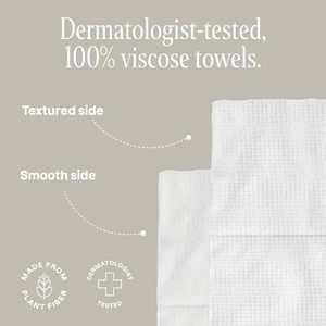 Disposable Ultra-Absorbent Durable Gentle Soft Extra Large Cleaning Face Towels for Makeup Remover Dry <strong>Wipes</strong> for All Skin Types - Product Image 3