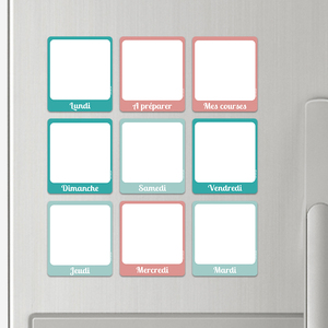 Uni-feutre personnalisé amovible réutilisable hebdomadaire mensuel planificateur de repas pour <span class=keywords><strong>bois</strong></span> peint en aluminium solide peint mur et plus - Product Image 4