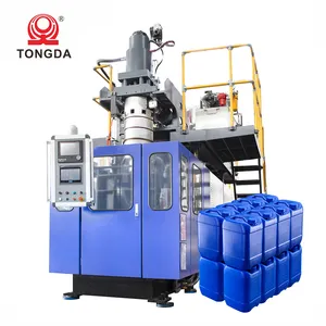 HDPE Large Drum 60L Blue Plastic Chemical Paint Barrel Bucket Extrusion Blow Molding Machine