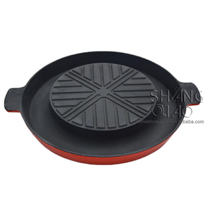 กระทะเหล็กหล่อสไตล์เอเชีย สำหรับทำมุกตะ บาร์บีคิวไทย-เกาหลี ย่างสเต็ก อบควัน ปิ้งย่าง หม้อไฟ หมูตุ๋น - Product Image 3