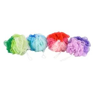 Hot sell high quality round mesh organza multicolor bath sponge Sold To More Than 45 Countries And Regions All Over The World
