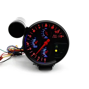 Yomi 5 \ "4 1 đồng hồ đo tốc độ xe hơi mới Đồng hồ đo nhiệt độ nước Đồng hồ đo nhiệt độ dầu cảm biến đo áp suất dầu cho xe đua sửa đổi - Product Image 2