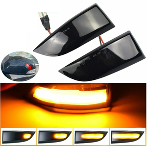 Pour Renault <span class=keywords><strong>Megane</strong></span> <span class=keywords><strong>3</strong></span> MK3 III RS 2008-2016 Laguna III X91 Fluence Latitude Dynamic Clignotants latéraux à LED pour rétroviseurs - Product Image 4