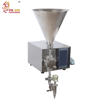 Machine de remplissage de liquides semi-automatique TODF-100HQ, machine de remplissage de bouteilles à tête unique avec trémie de 10 L