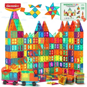 Gemmicc 100 PCS Amazo n Best Seller Juego de azulejos de bloques de construcción magnéticos 3D - Product Image 3