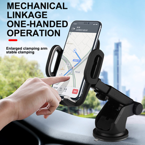 Bán Buôn Trọng Lực Xe Núi Cốc Hút Cradle ABS Silicone Hands-Free Xe Người Giữ Điện Thoại Cho An Toàn Và Thuận Tiện Lái Xe - Product Image 2