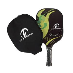 Профессиональное графитовое лопастное оборудование для пиклебола, прозрачная ракетка для пиклета с принтом логотипа, Очаровательная ракетка с четырьмя углами, прочная ракетка - Product Image 6