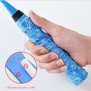Accesorios DE TENIS Anit-Slip Tacky <span class=keywords><strong>Tennis</strong></span> Over Grip Tape Soft Hand Feel Overgrip brillante para raqueta de tenis - Product Image 4