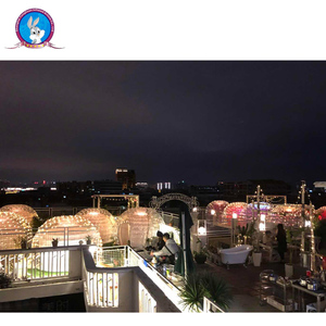 Su misura di Campeggio Esterna Trasparente Trasparente di Cristallo Gonfiabile Tenda Bolla/Bolla Gonfiabile Tenda a Cupola Con Tunnel - Product Image 5