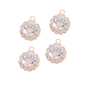 Breloques en cristal à forme géométrique avec sertissage griffe pour la fabrication de bijoux DIY, accessoires unisexes pour usage quotidien - Product Image 5