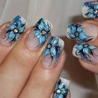Faux ongles carrés en acrylique haute qualité, couvrance totale, motif floral 3D, pré-conçus, longueur longue, style luxe léger, vente en gros