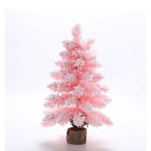 Tình yêu vĩnh cửu vẻ đẹp vượt thời gian 30cm Mới Màu Hồng nhọn Phun Tuyết cây thông giáng sinh nhỏ - Product Image 3