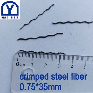 Fil d'acier étiré à froid 0,75*35mm, fibre d'acier ondulée, meilleur <span class=keywords><strong>prix</strong></span>, pour béton armé, Australie - Product Image 4