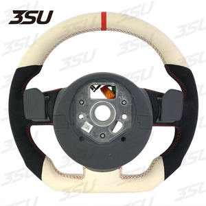 Volant en cuir pour Audi TT TTS TTRS S3 S4 S5 <span class=keywords><strong>A3</strong></span> A4 A5 A6 Pièces automobiles en fibre de carbone 2010 2011 2012 2013 2014 2015 - Product Image 6