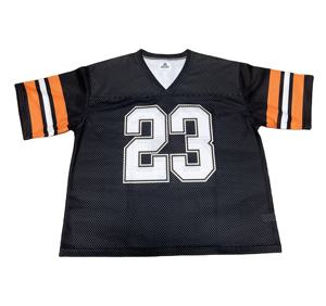 Nuevo estilo personalizable deportes de gran tamaño fútbol Jersey calle desgaste recortado boxy camiseta - Product Image 1