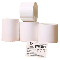 20-50Mm Gulungan Stiker Label Tiga Lapis Perekat Diri Tahan Air Tahan Air Kertas Pengganti Bebas BPA Label Portabel M110 M120 M220