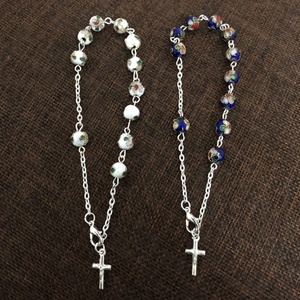 8 millimetri Cattolica di un decennio catena wrap <span class=keywords><strong>rosario</strong></span> cloisonne braccialetto di perline - Product Image 3