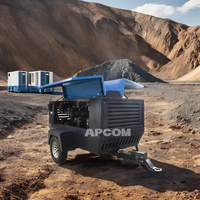 APCOM 185-1000 cfm 16bar 17bar 18bar 20bar 22bar compresseur d'air à vis diesel moteur diesel de ar 16 17 18 20 22 bar ncompresor