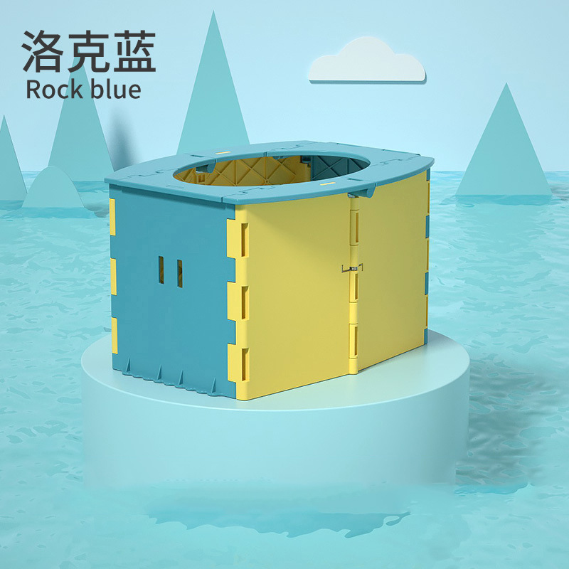 Blocs de couleurs bleu et jaune