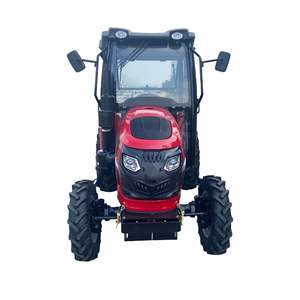 China Wheel 4WD Hydraulisch Systeem - Multifunctionele Hoge Productiviteit Tractoren 4x4 60PK Kleine Boerentractor - Product Image 3