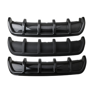 Diffuseur de pare-chocs arrière de voiture à 6 ailerons en aileron de requin, protection de lèvre de spoiler, diffuseur de châssis - Product Image 4
