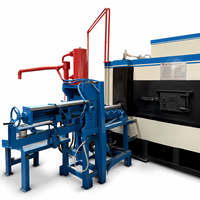 Four de chauffage à billettes en aluminium pour carburant diesel, type multi-bâtons, pour l'industrie de l'extrusion d'aluminium