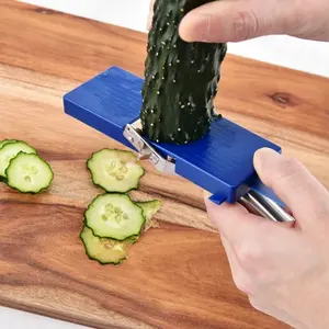 Nouvelle machine à éplucher les légumes, les pommes de terre et les ananas en acier inoxydable, éplucheur julienne avec planche - Product Image 3