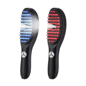 Professional Hair Growth Electric Massage Comb Custom Magic Hair Brush Oil Applicator Hair Massager Scalp Oil Comb