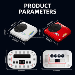Çatı elektrikli klima 12V AC 24v otomotiv klima sistemi için araba RVs karavanlar kamyon van - Product Image 2