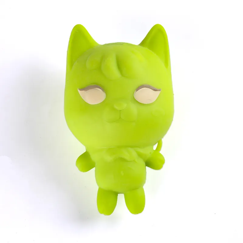 Novelty toys 2024 new squishy big head cute science Frankencat stuffed animal toys tpr stress relief fidget toys for kids